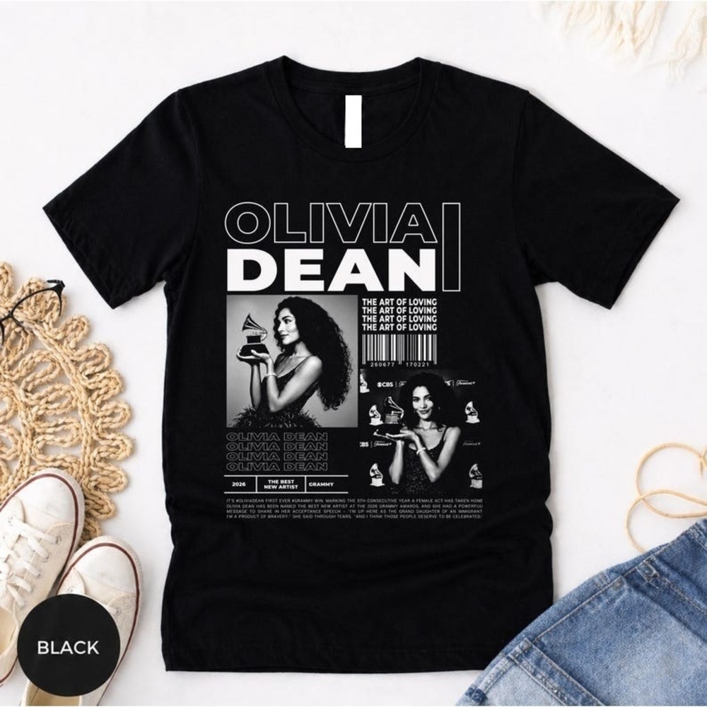 Olivia Dean Retro RnB Shirt Retro Soul Music Tee Aesthetic Singer Graphic